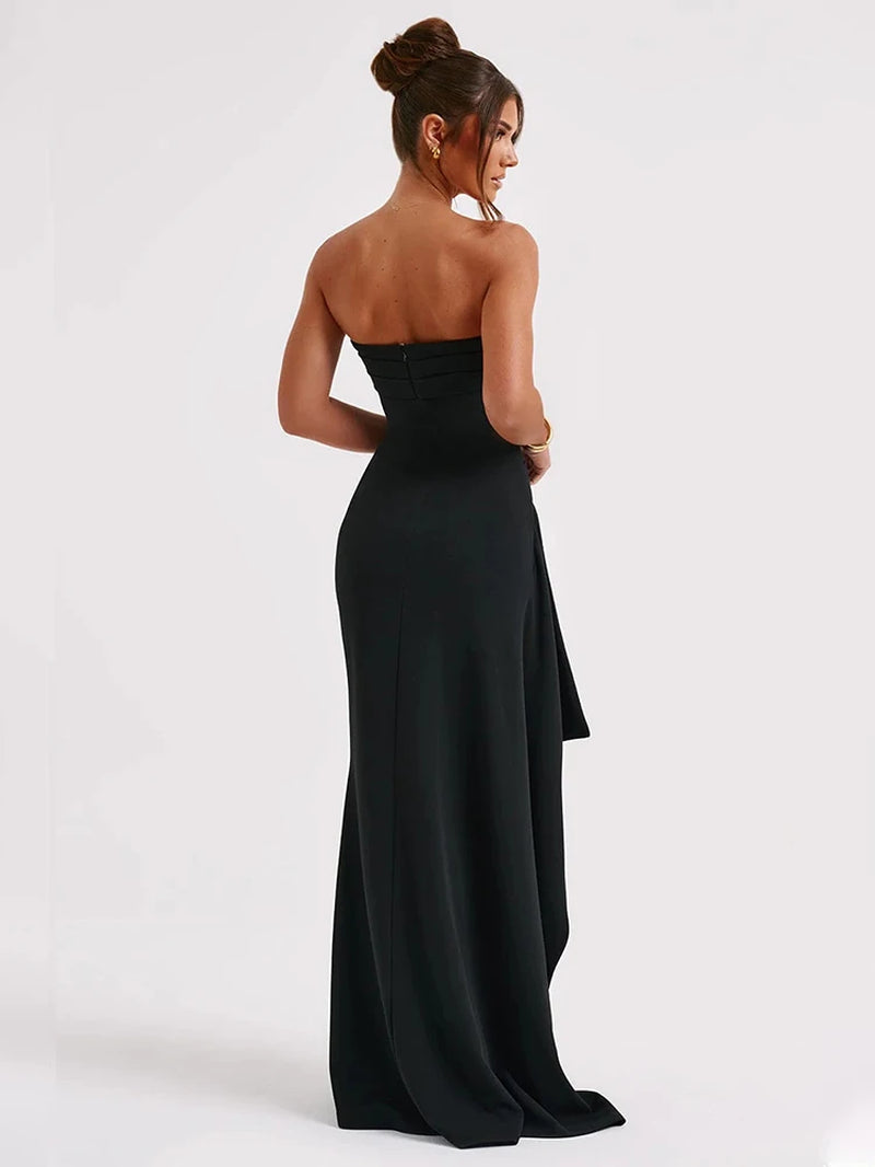 Mariella Long Halter Dress