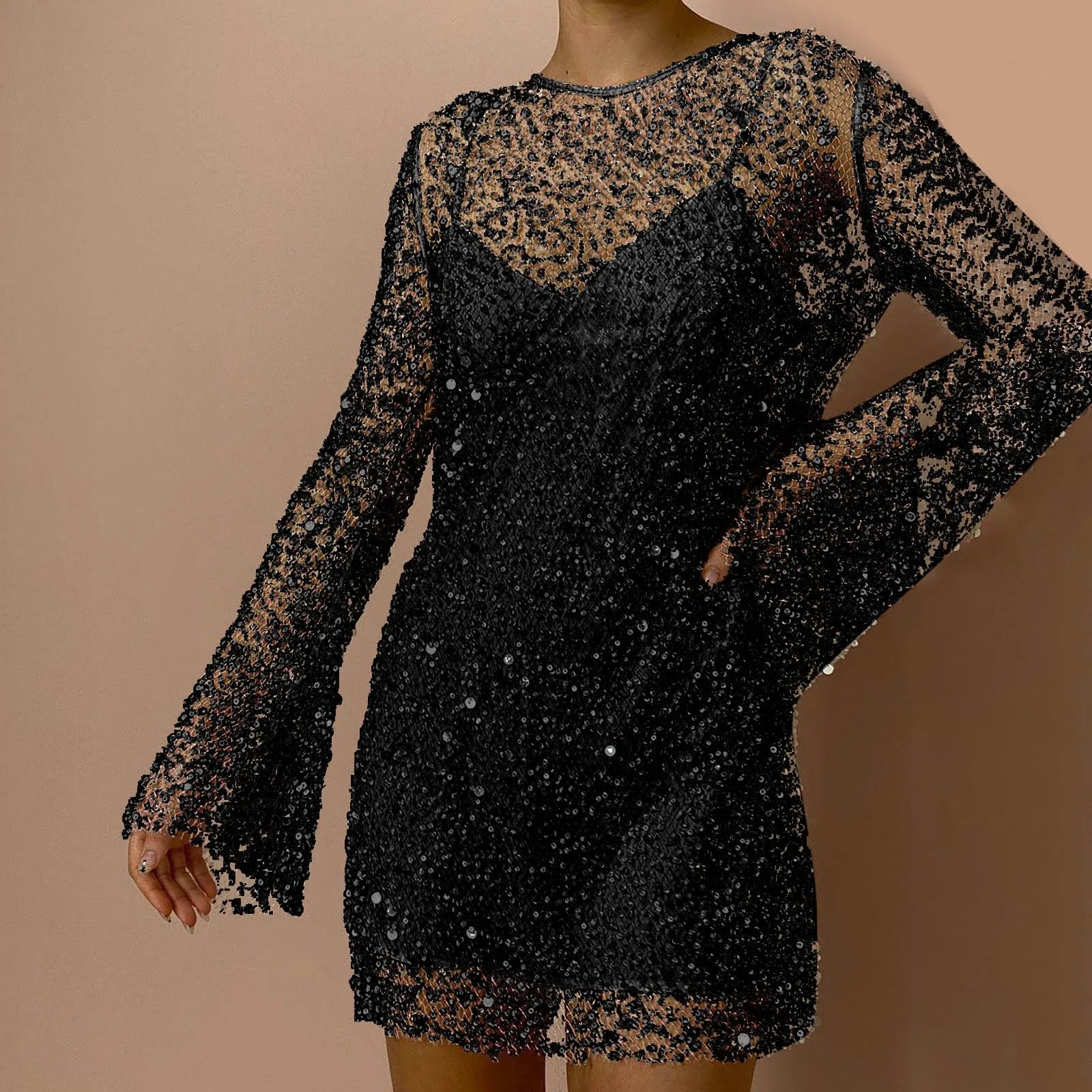 Crystal Mini Dress