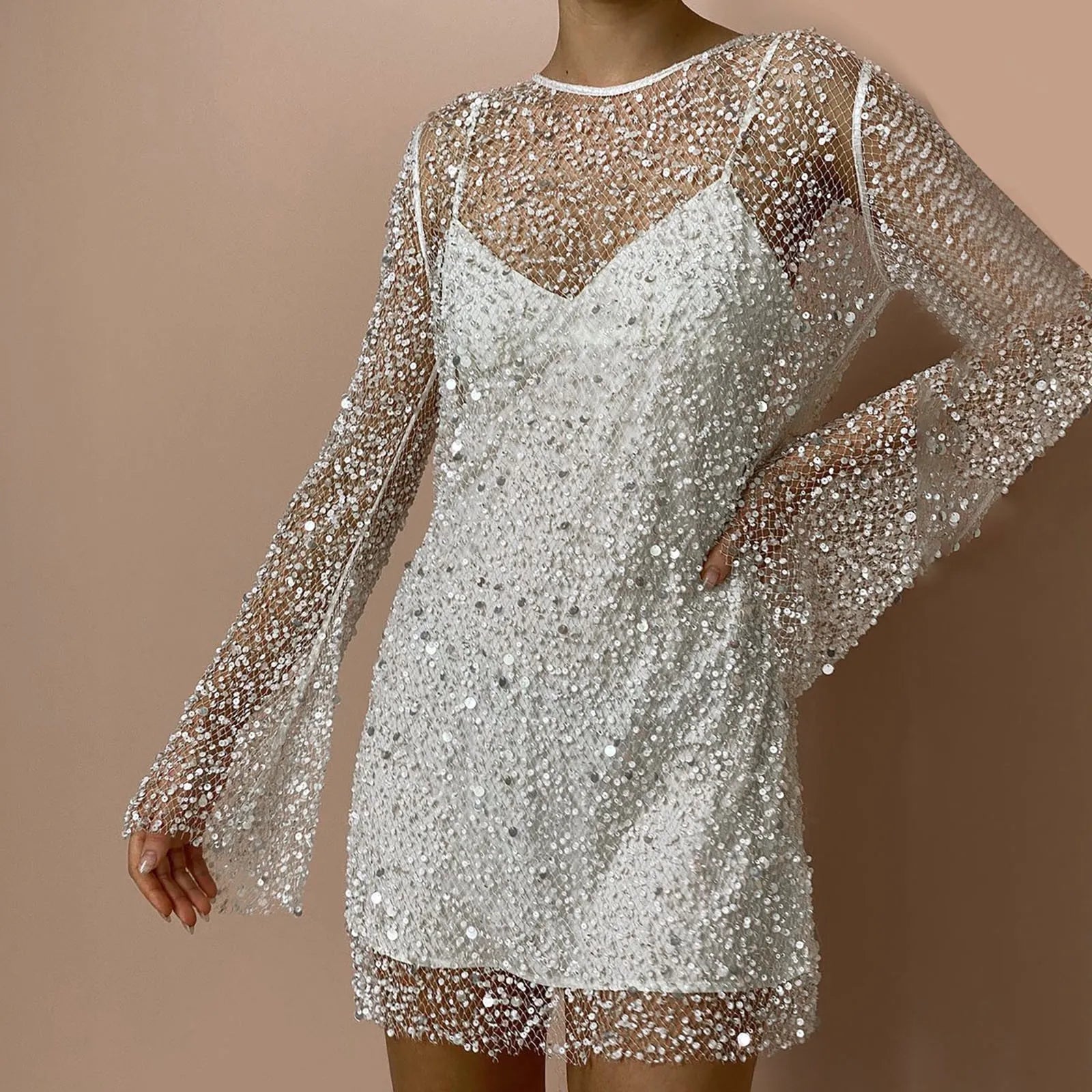 Crystal Mini Dress