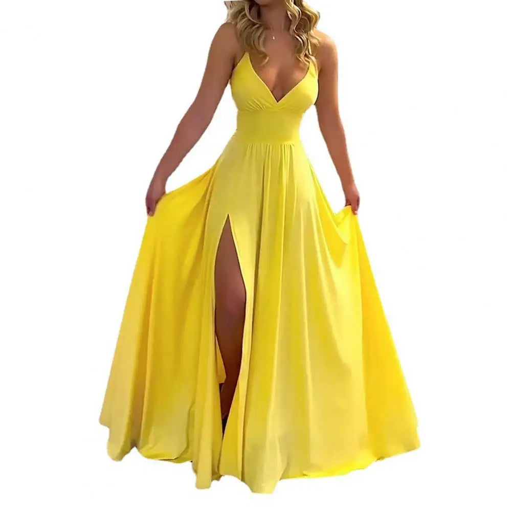 Yellow Strap Dress